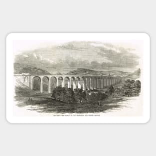 The Great Dee Railway Viaduct 1848 Sticker